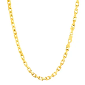 23K Gold Rolo Chain (4MM)