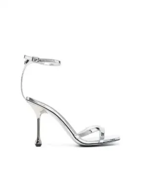 Ankle strap metallic sandal heel 270444