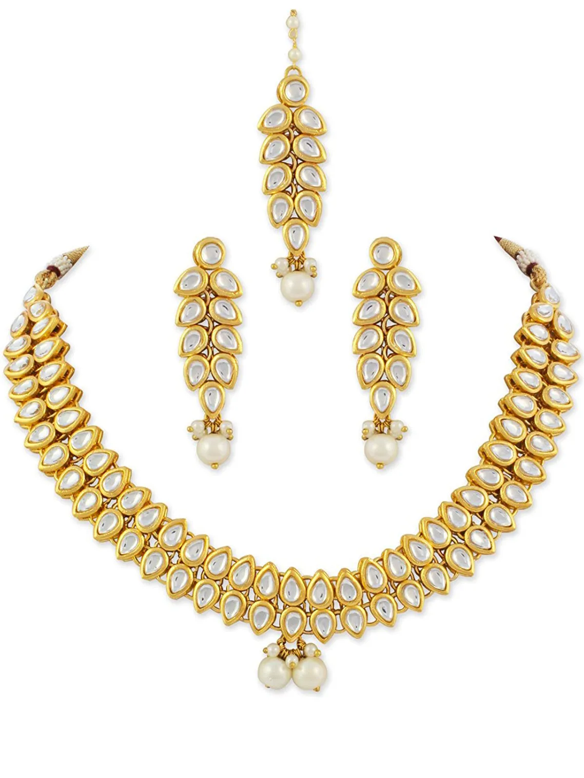 Antique Origings Kundan Necklace Set