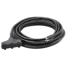 Audio Visual Triple Tap Extension Cord