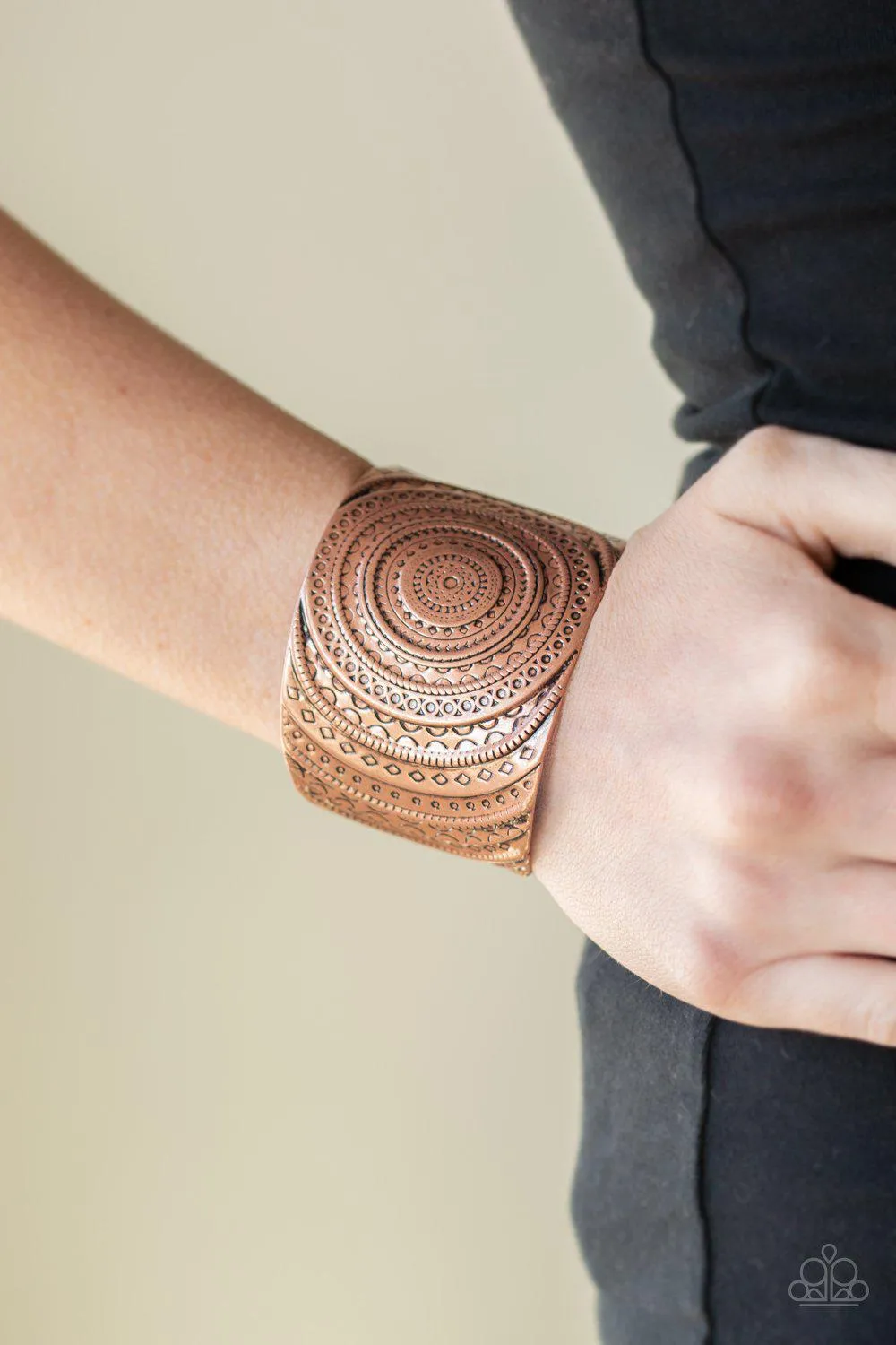 Bare Your SOL Copper Cuff Bracelet - Paparazzi Accessories