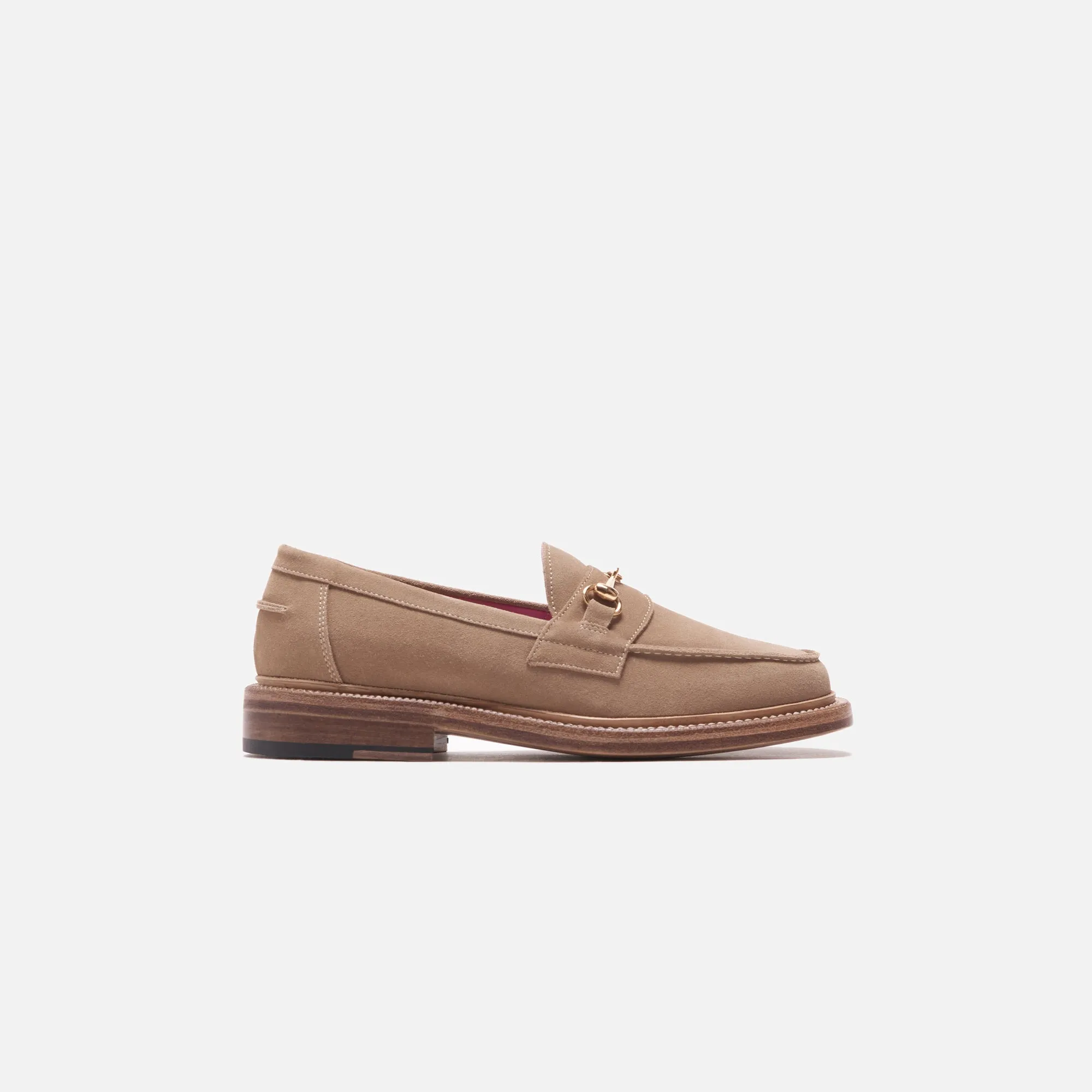 Blackstock & Weber The Mason Horse Bit Loafer - Sand Suede