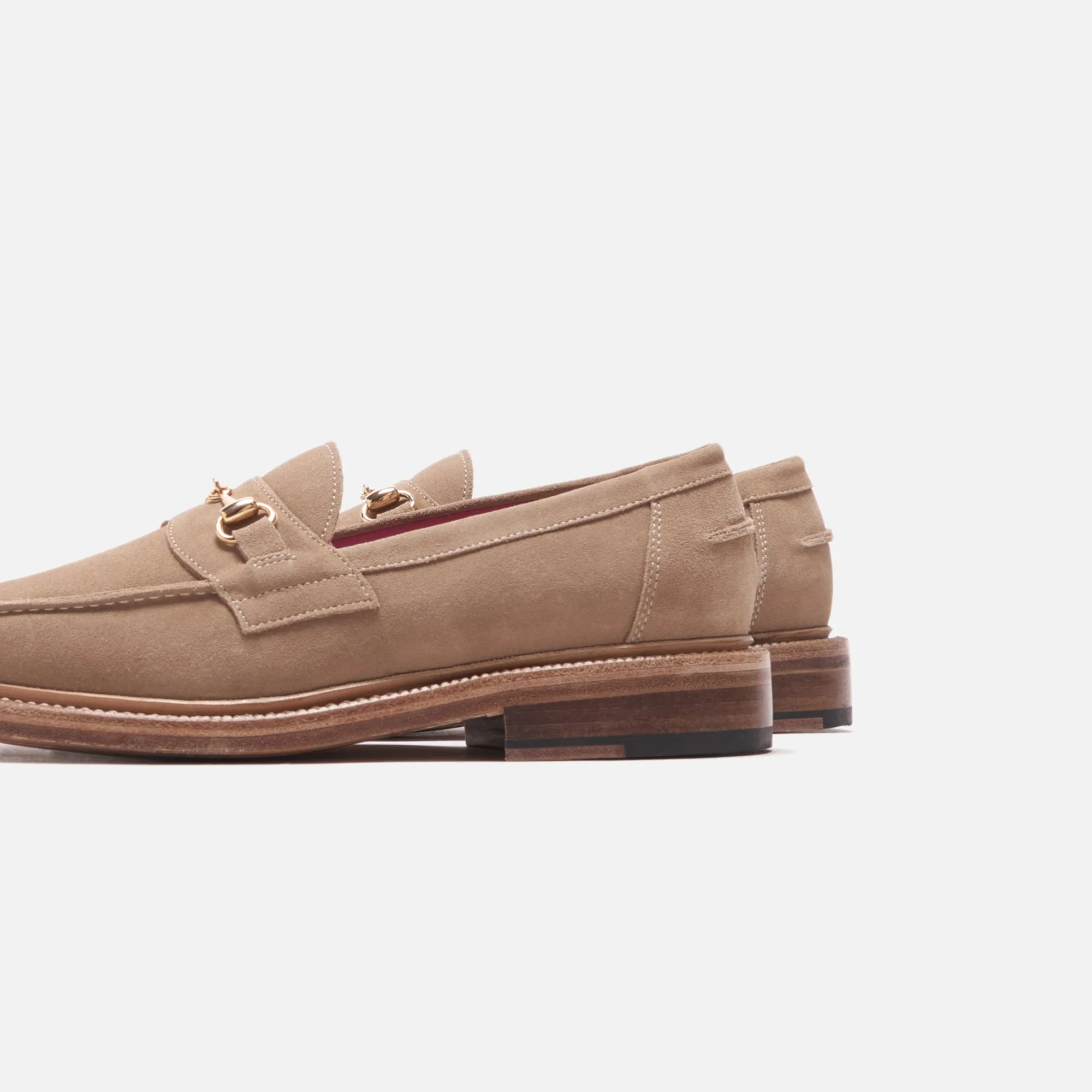 Blackstock & Weber The Mason Horse Bit Loafer - Sand Suede