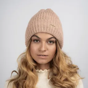 Jane Fleece Lined Beanie - Nude Pink