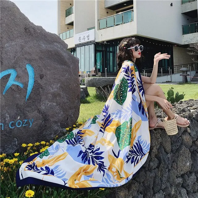 NEW Beach Cover-Ups Wrap Scarf Women Large Beach Dress Bikini Swimsuit Swimwear Clothing Women