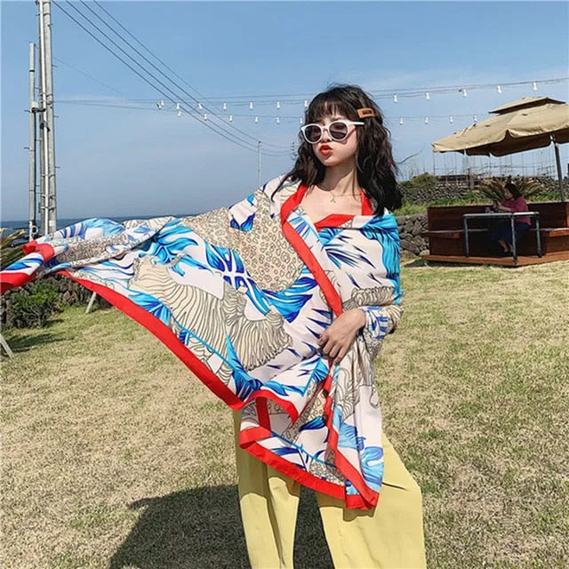 NEW Beach Cover-Ups Wrap Scarf Women Large Beach Dress Bikini Swimsuit Swimwear Clothing Women