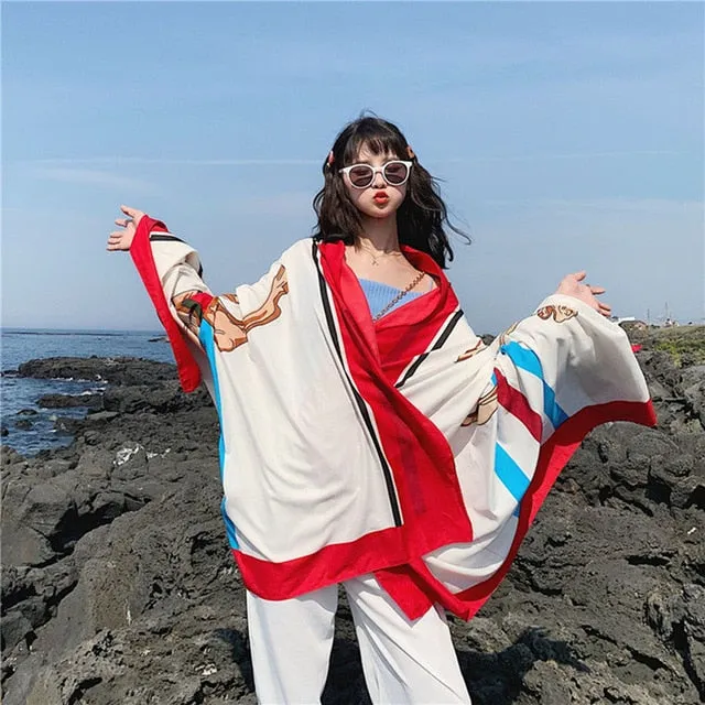 NEW Beach Cover-Ups Wrap Scarf Women Large Beach Dress Bikini Swimsuit Swimwear Clothing Women