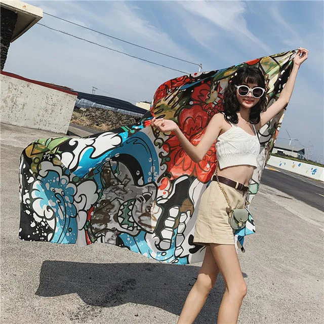 NEW Beach Cover-Ups Wrap Scarf Women Large Beach Dress Bikini Swimsuit Swimwear Clothing Women