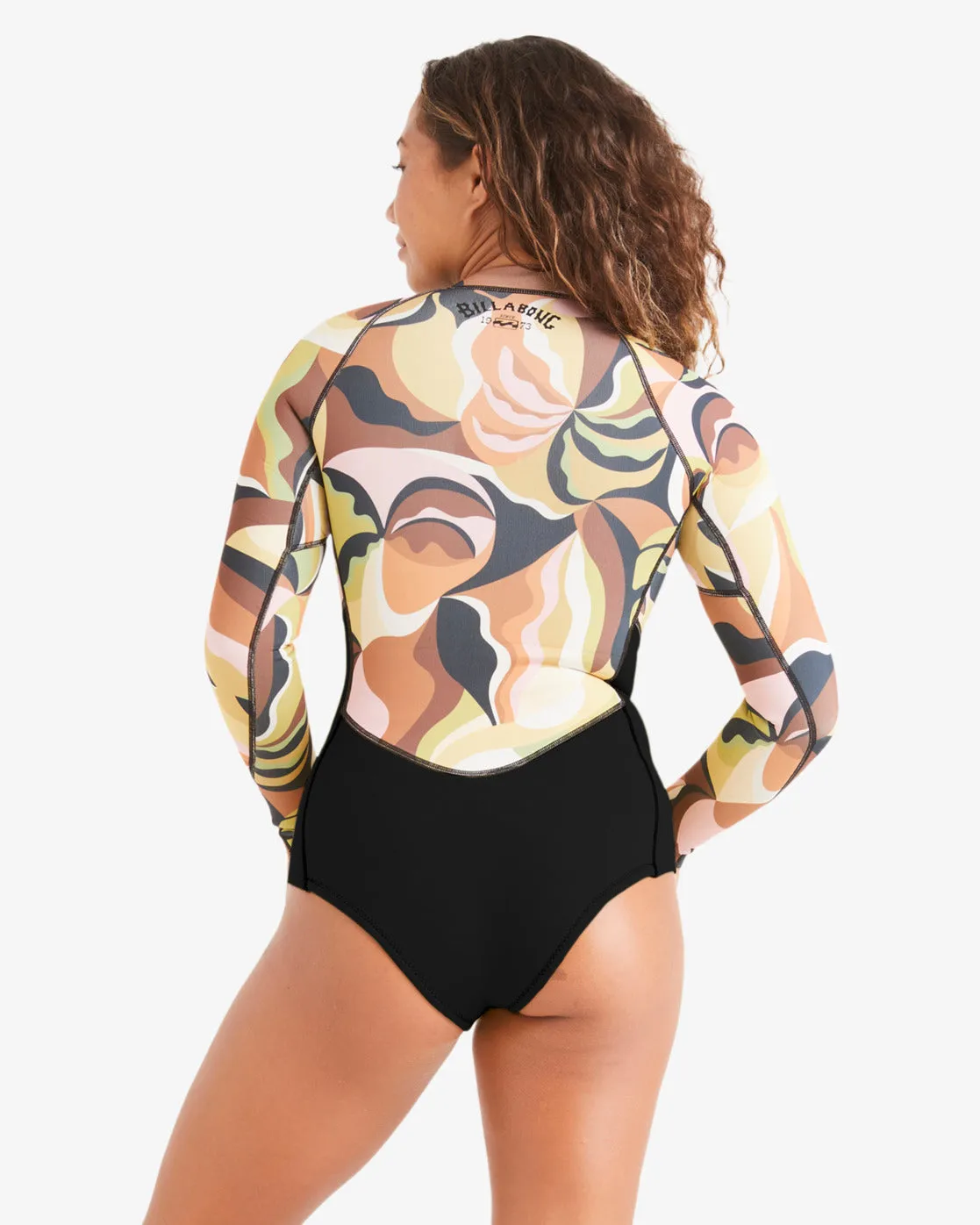 Salty Dayz Long Sleeve Spring Wetsuit - Hidden Palms Multi